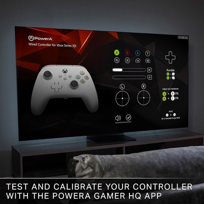Wired Controller for Xbox Series X|S - White, Gamepad, Wired Video Game Controller, Gaming Controller, Works with Xbox One