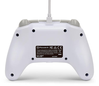 Wired Controller for Xbox Series X|S - White, Gamepad, Wired Video Game Controller, Gaming Controller, Works with Xbox One