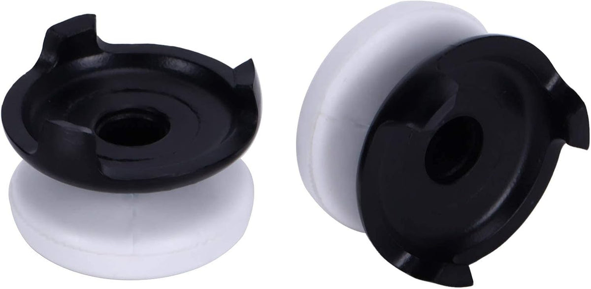 2Pcs Thumbstick Extender for 3D Texture Thumb Grip Stick Joystick Thumbstick for Controller (White)