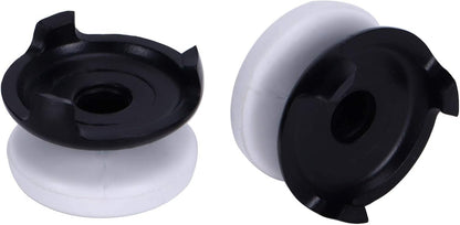 2Pcs Thumbstick Extender for 3D Texture Thumb Grip Stick Joystick Thumbstick for Controller (White)