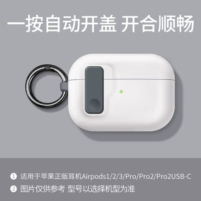 Protective Case for Airpods 4 Cover Luxury Earphone Cover Case for Apple Airpodspro 2 3 1/2 Air Pods Pro Shockproof with Hook﻿