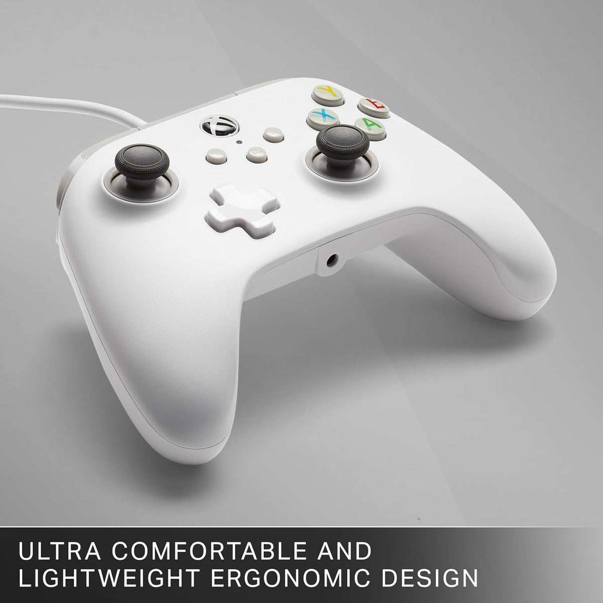 Wired Controller for Xbox Series X|S - White, Gamepad, Wired Video Game Controller, Gaming Controller, Works with Xbox One