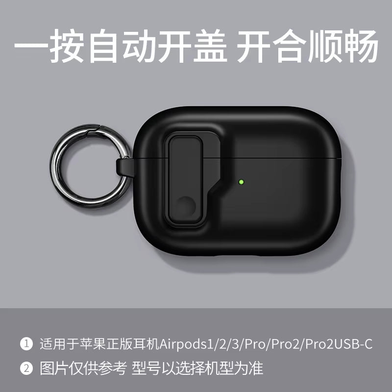 Protective Case for Airpods 4 Cover Luxury Earphone Cover Case for Apple Airpodspro 2 3 1/2 Air Pods Pro Shockproof with Hook﻿