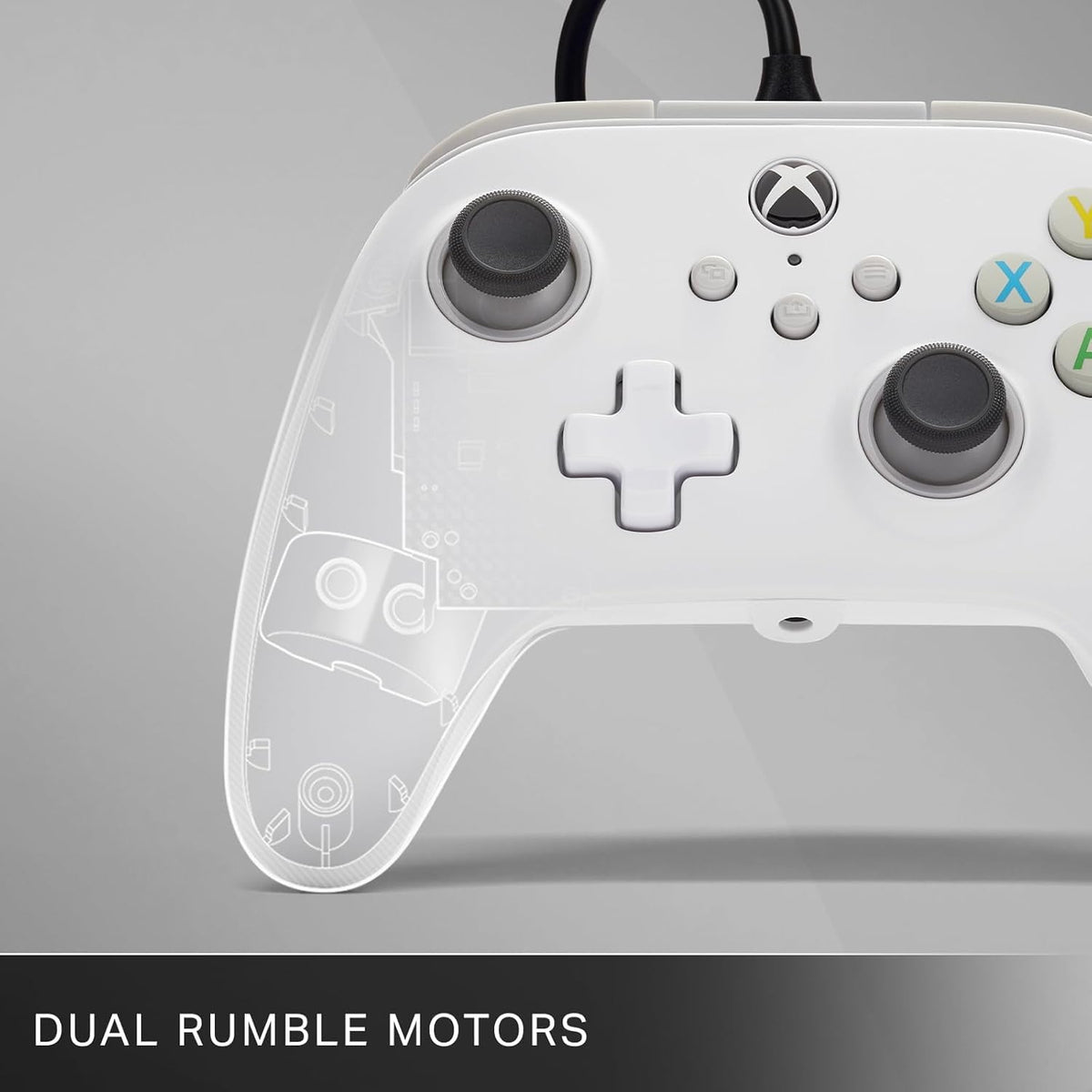 Wired Controller for Xbox Series X|S - White, Gamepad, Wired Video Game Controller, Gaming Controller, Works with Xbox One