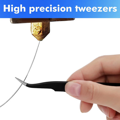 22PCS 3D Printer Nozzle Cleaning Kit, 3D Printer Cleaning Kit | with 20X 0.4Mm Nozzle Cleaner, 1 Precision Tweezer & Wire Brush, Universal Clog Removal Tool for 3D Printers