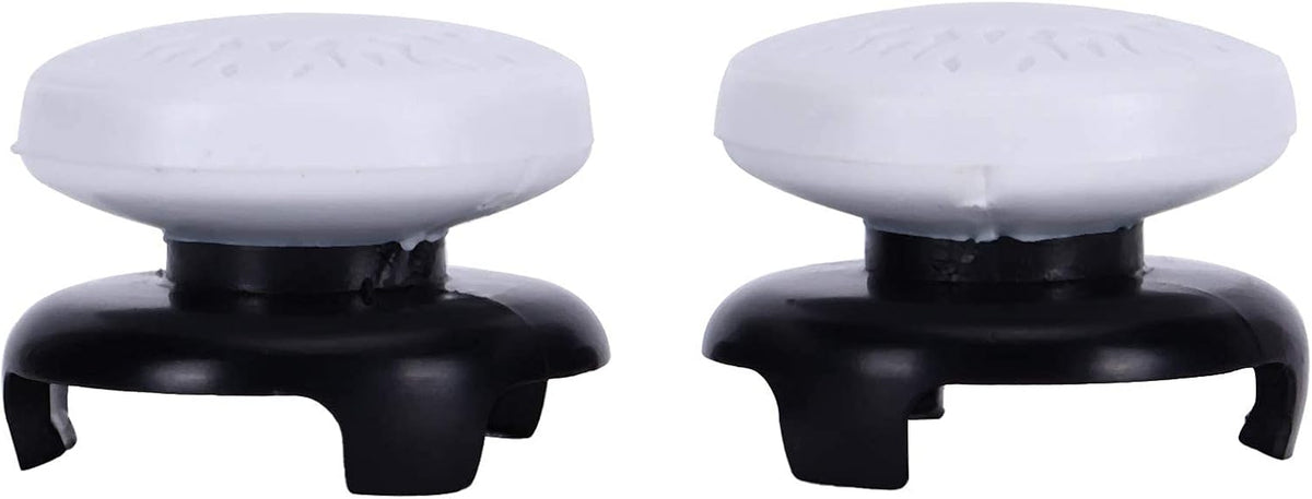 2Pcs Thumbstick Extender for 3D Texture Thumb Grip Stick Joystick Thumbstick for Controller (White)