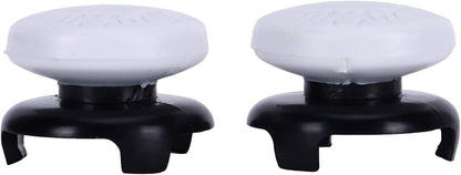 2Pcs Thumbstick Extender for 3D Texture Thumb Grip Stick Joystick Thumbstick for Controller (White)