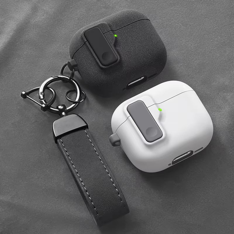 Protective Case for Airpods 4 Cover Luxury Earphone Cover Case for Apple Airpodspro 2 3 1/2 Air Pods Pro Shockproof with Hook﻿