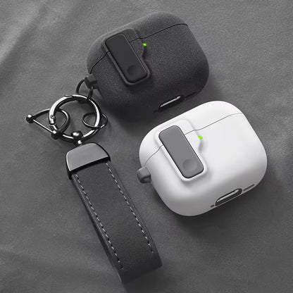 Protective Case for Airpods 4 Cover Luxury Earphone Cover Case for Apple Airpodspro 2 3 1/2 Air Pods Pro Shockproof with Hook﻿