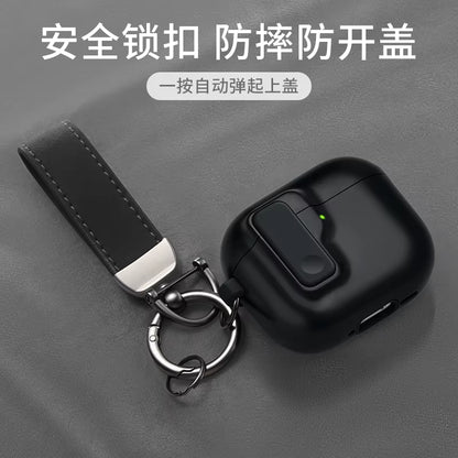 Protective Case for Airpods 4 Cover Luxury Earphone Cover Case for Apple Airpodspro 2 3 1/2 Air Pods Pro Shockproof with Hook﻿