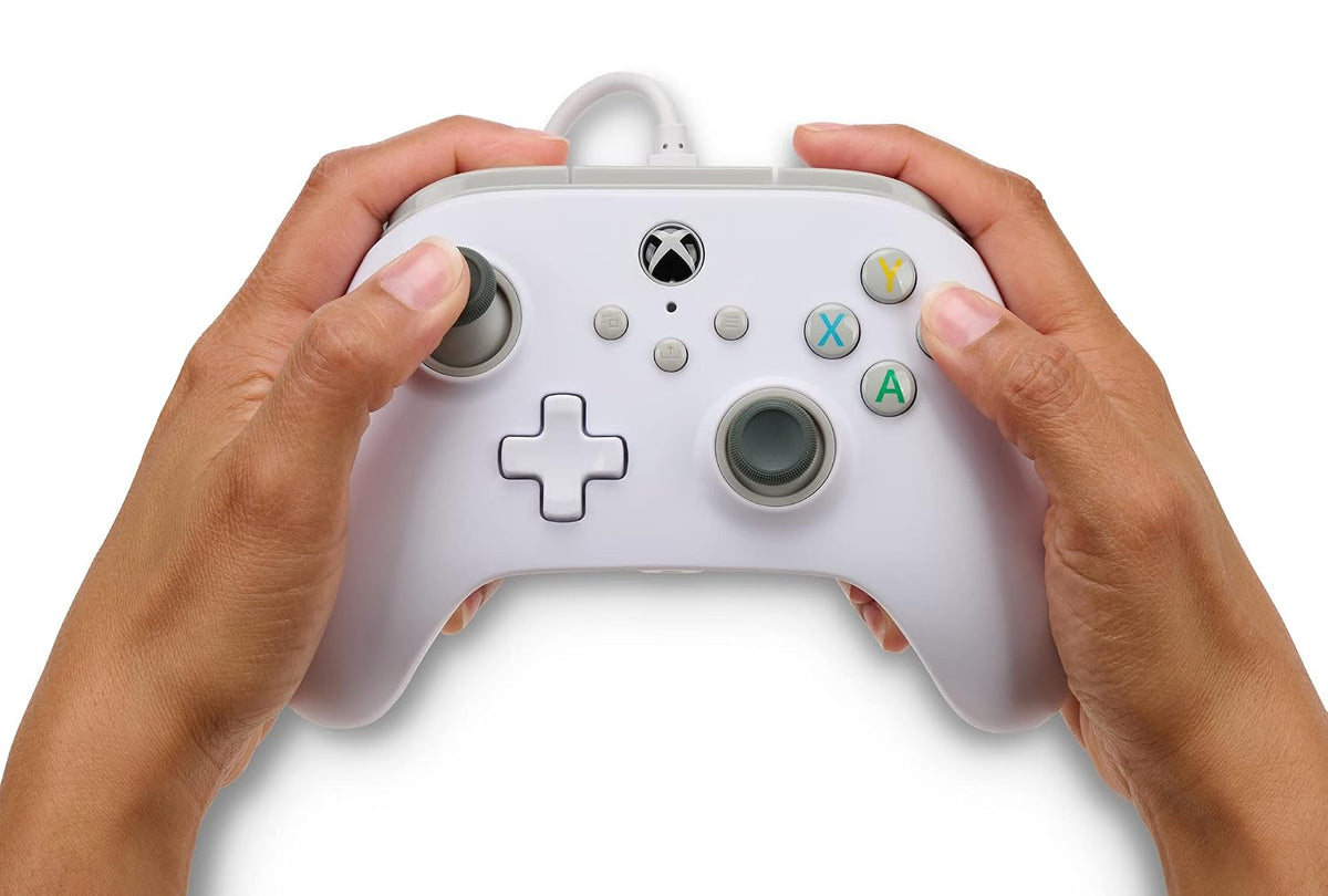 Wired Controller for Xbox Series X|S - White, Gamepad, Wired Video Game Controller, Gaming Controller, Works with Xbox One