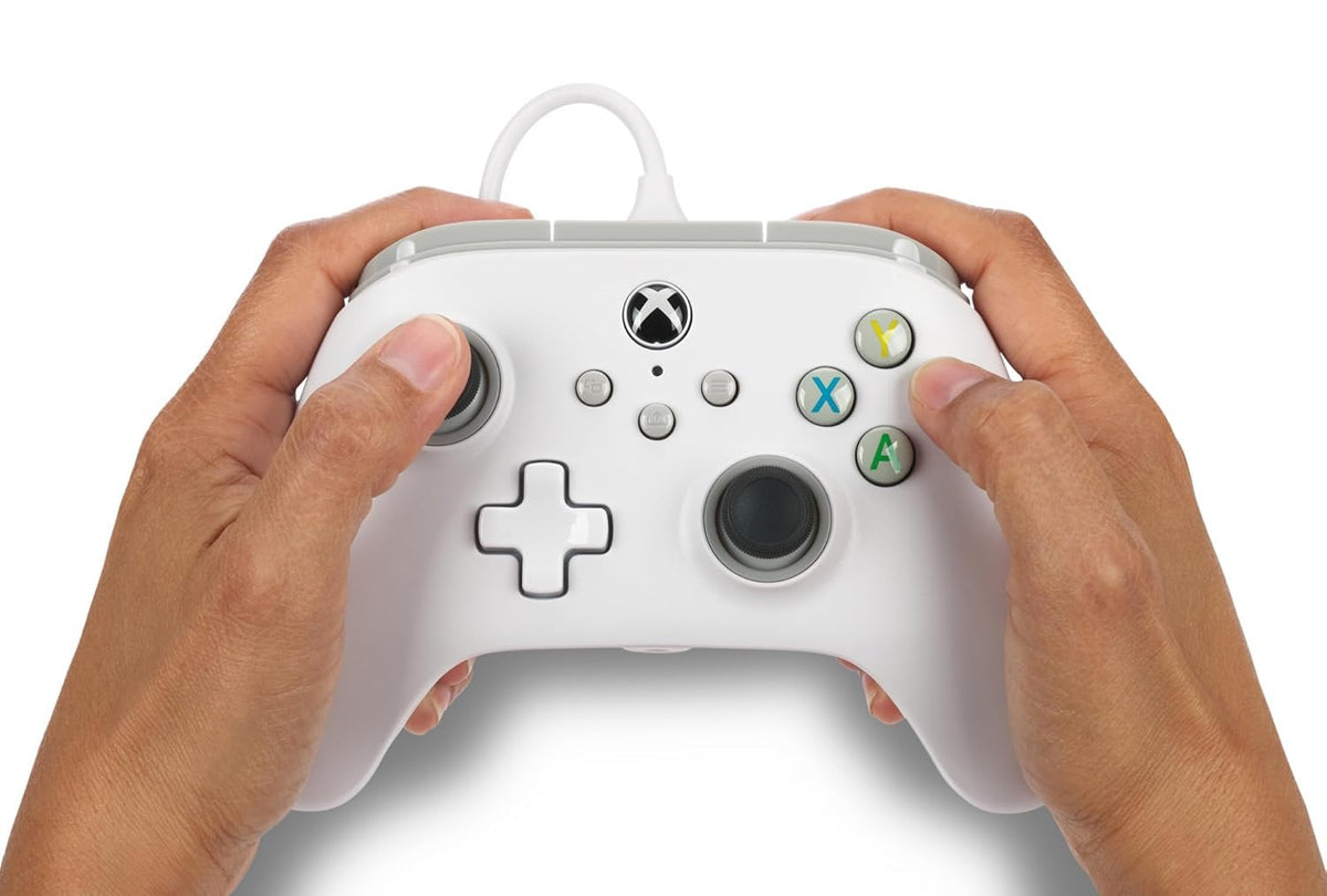 Wired Controller for Xbox Series X|S - White, Gamepad, Wired Video Game Controller, Gaming Controller, Works with Xbox One