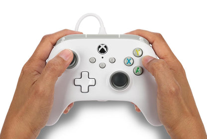 Wired Controller for Xbox Series X|S - White, Gamepad, Wired Video Game Controller, Gaming Controller, Works with Xbox One