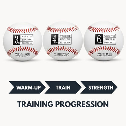 Weighted Baseballs for Pitching & Throwing Training - Velocity Building Balls for Hitting Practice & Strength Development - Youth to Pro