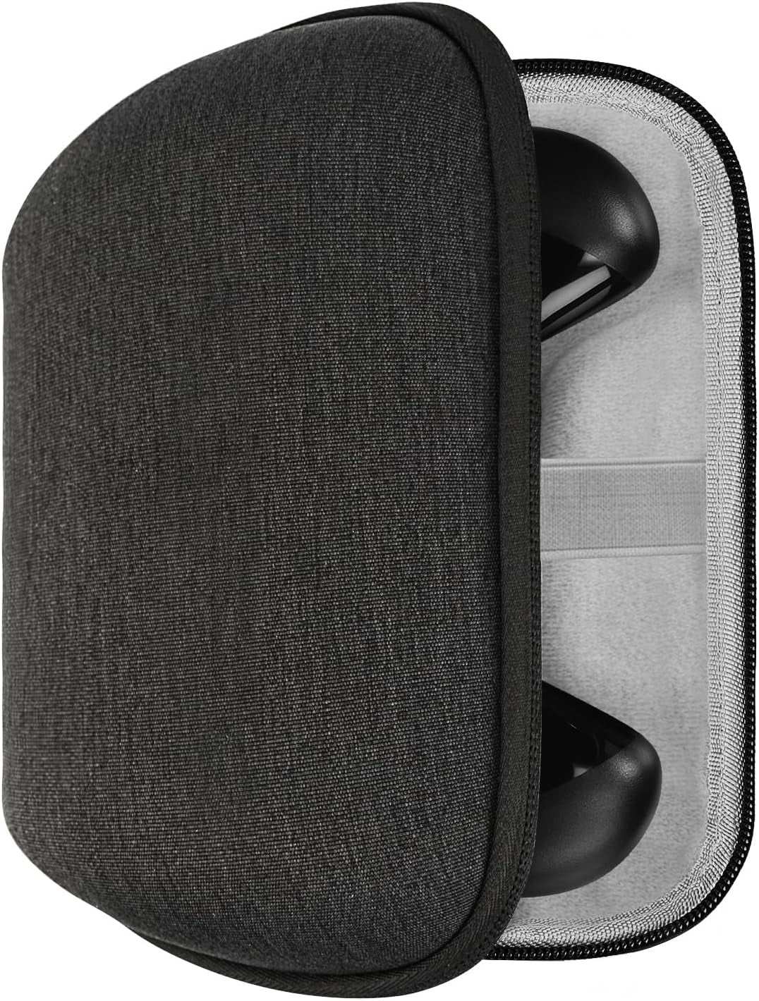 Shield Case Compatible with Steam Controller, Razer Wolverine V3 Pro, Hard Shell Travel Carrying Storage Bag with Internal Mesh Pocket for Charging Cable (Dark Gray)