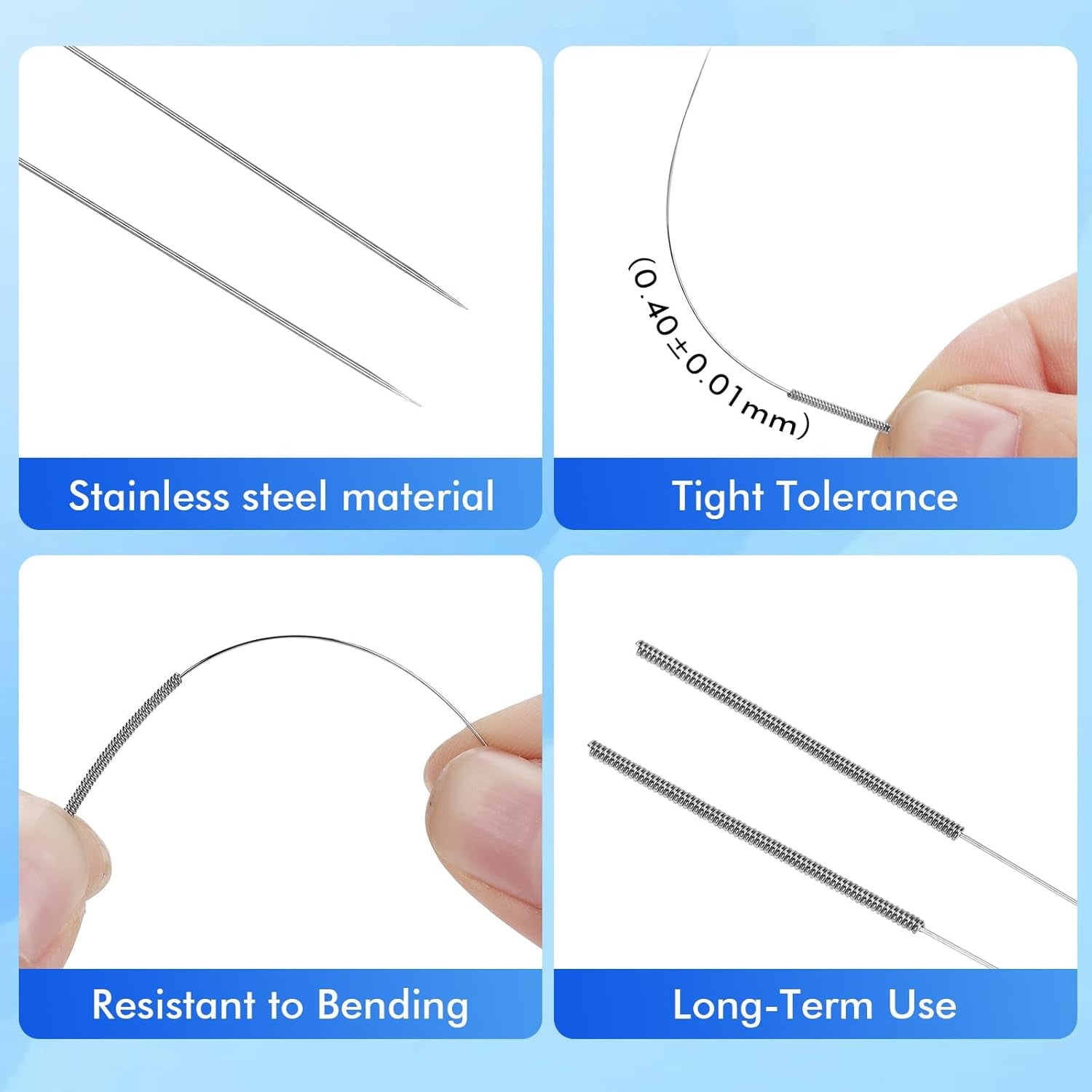 22PCS 3D Printer Nozzle Cleaning Kit, 3D Printer Cleaning Kit | with 20X 0.4Mm Nozzle Cleaner, 1 Precision Tweezer & Wire Brush, Universal Clog Removal Tool for 3D Printers